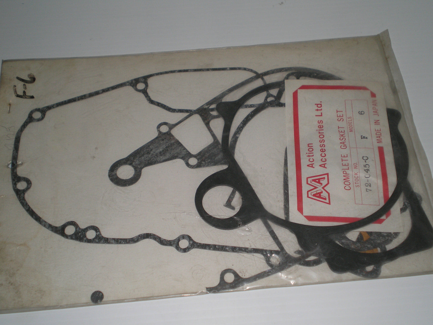 KAWASAKI F6 1971 Complete Engine / Motor Gasket Set #172