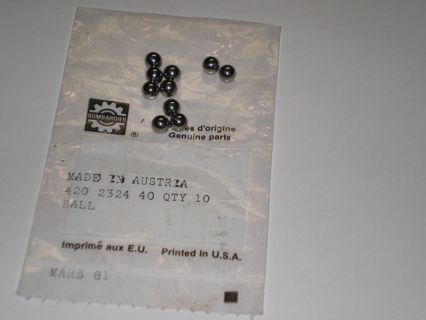PUCH Magnum Maxi Sears Moped Ball Bearings Set/30 420-2324-40