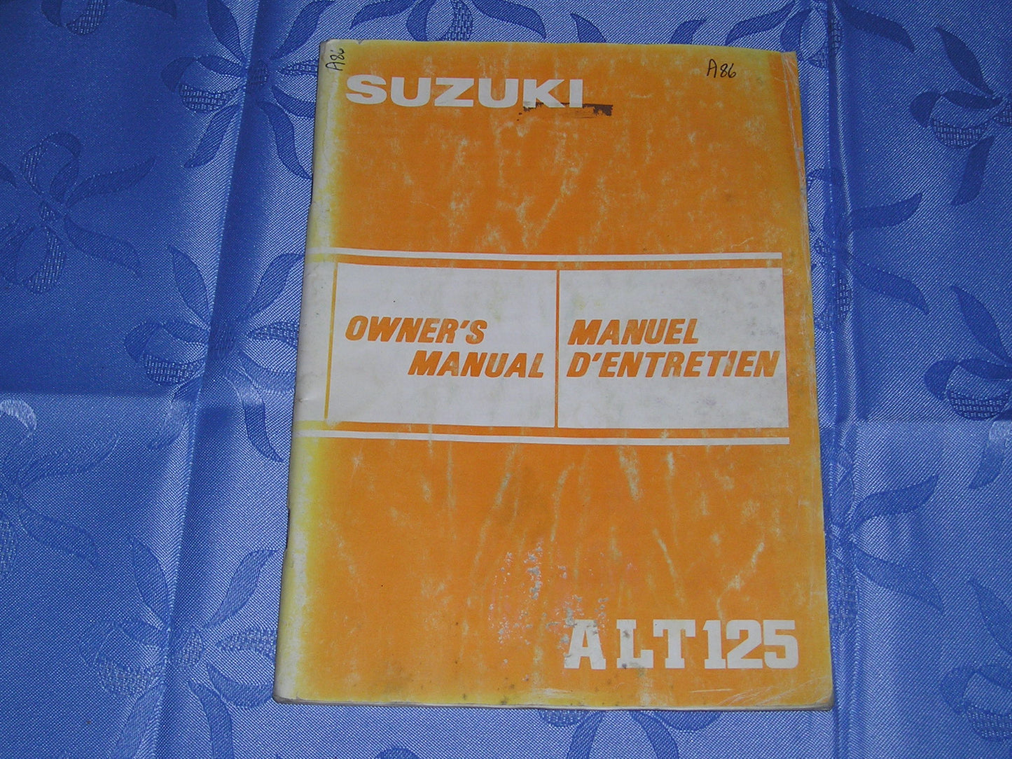 SUZUKI ALT125 D 1983 Owner's Manual 99011-24320-01B #A86