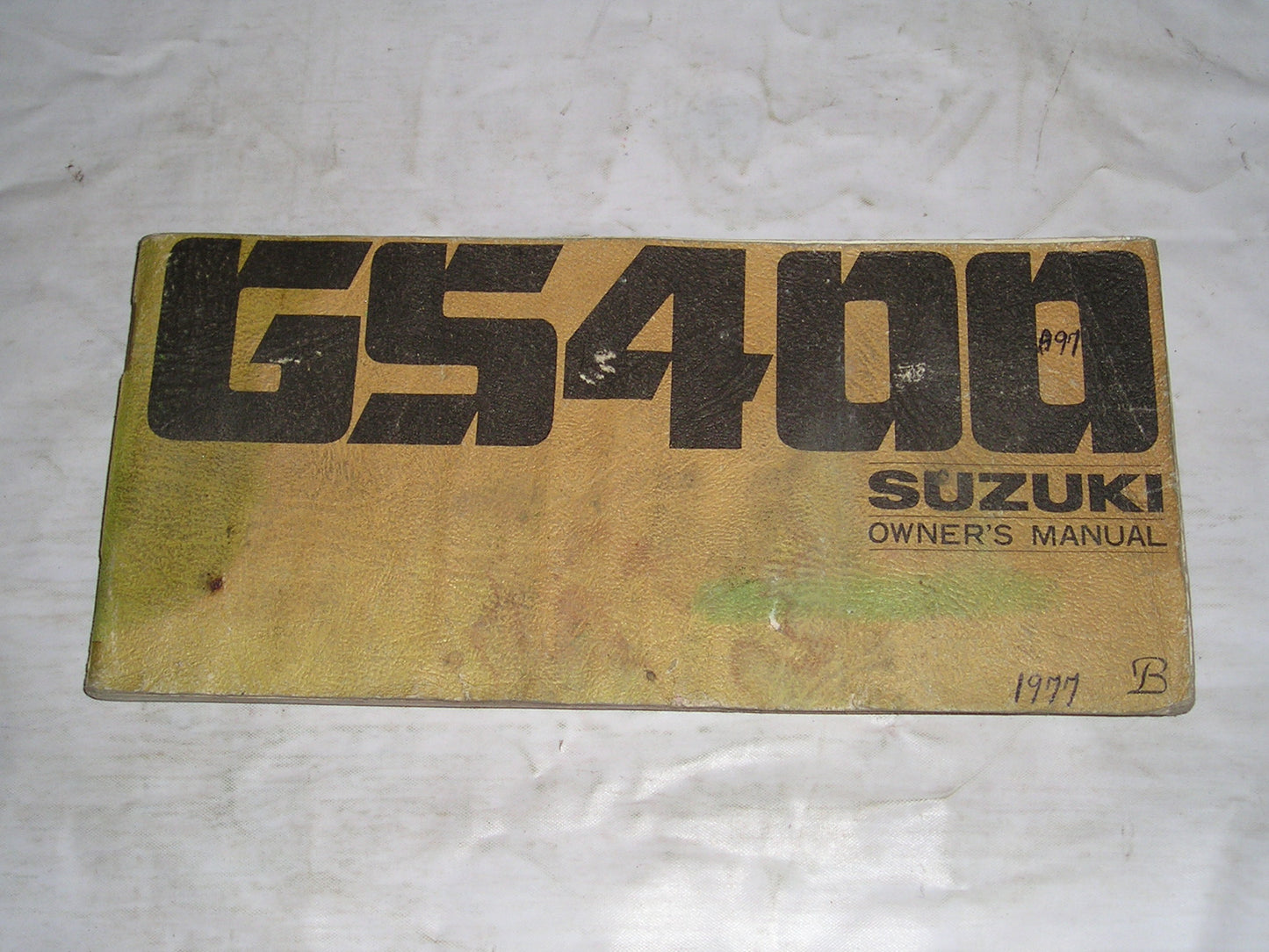 SUZUKI GS400 B 1977 Owner's Manual 99011-44600 #A97