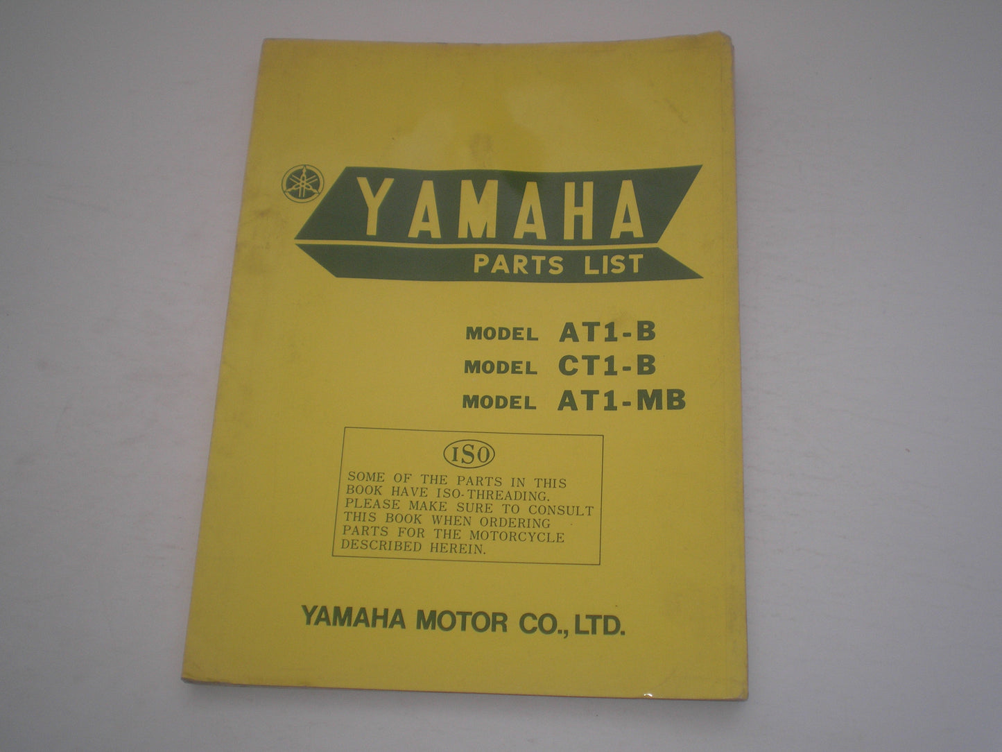 YAMAHA AT1 B / AT1-MB Enduro & CT1 B 1970 Parts List / Catalogue #1741