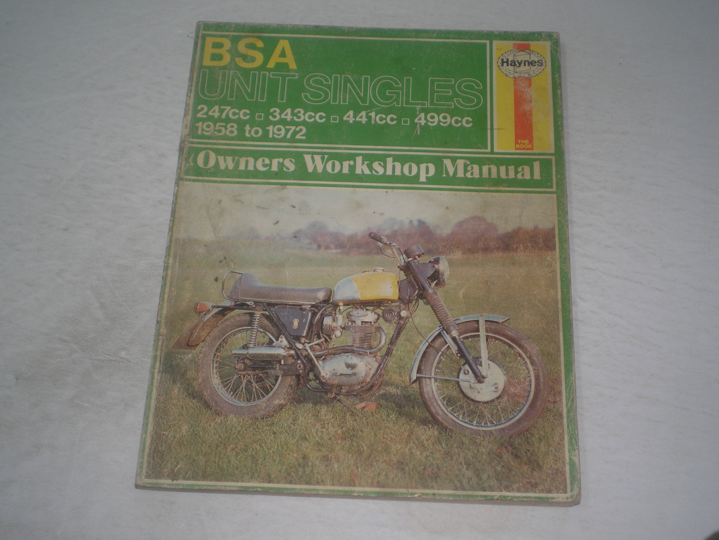BSA B25 B40 B44 B50 C15 C25 1958-1972 Haynes Workshop / Service Manual 127 #E124