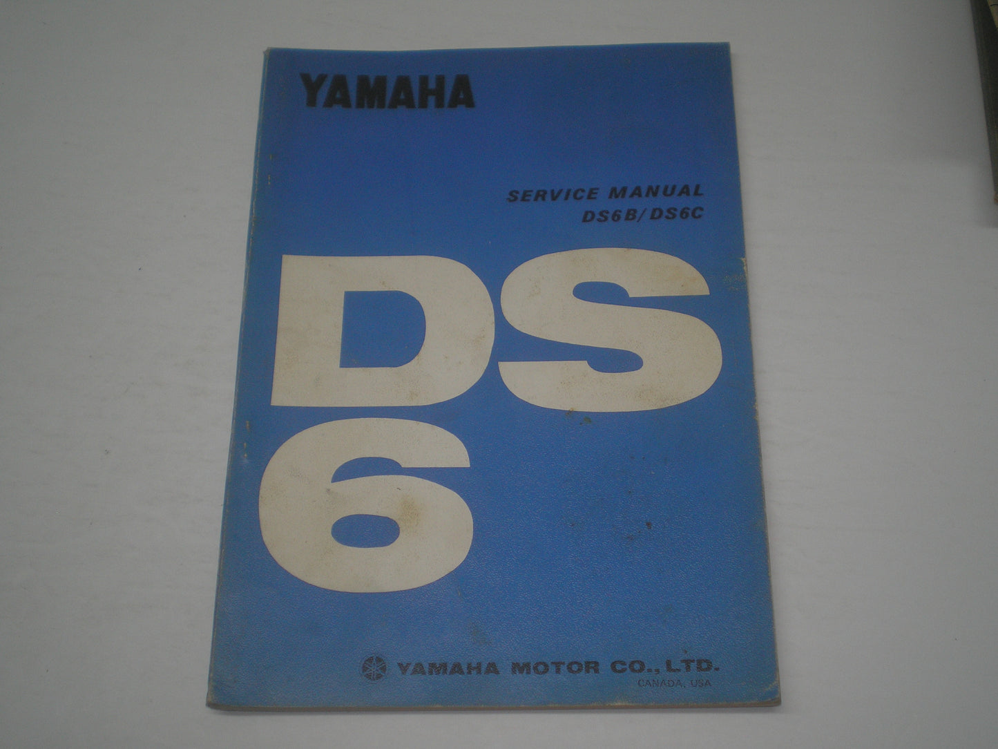 YAMAHA DS6 B C 1969 1970 Service Manual #1519