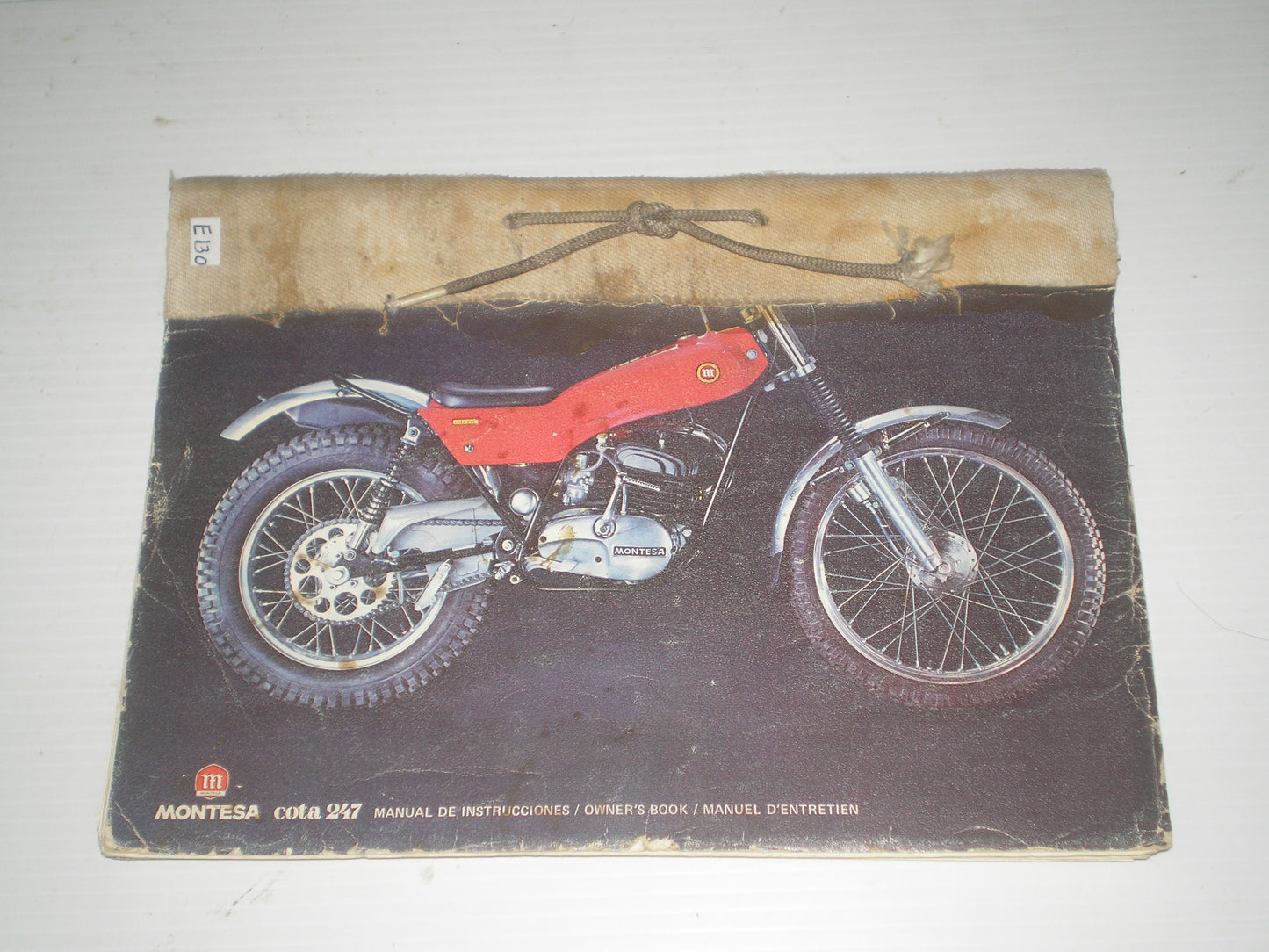MONTESA Cota 247 Owner's Service Manual & Parts Catalogue 21M/0672 #E130
