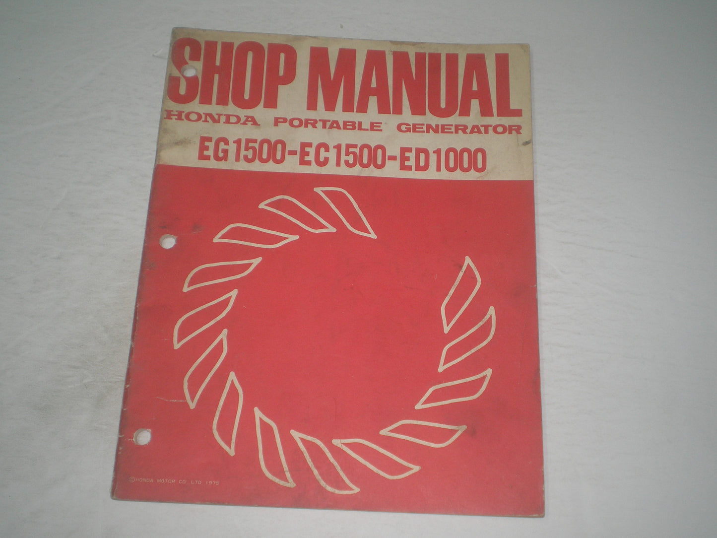 HONDA EG1500 EC1500 ED1000 1976 Portable Generator Service Manual 6287101 #1904