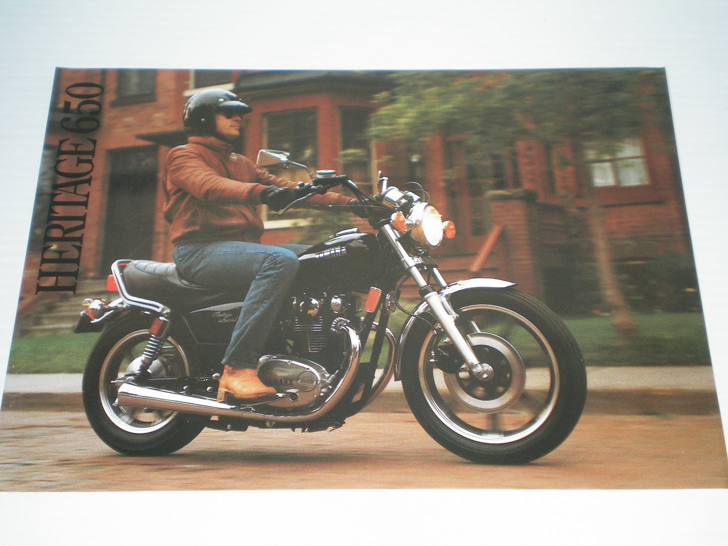 YAMAHA HERITAGE 650 MOTORCYCLE SALES BROCHURE