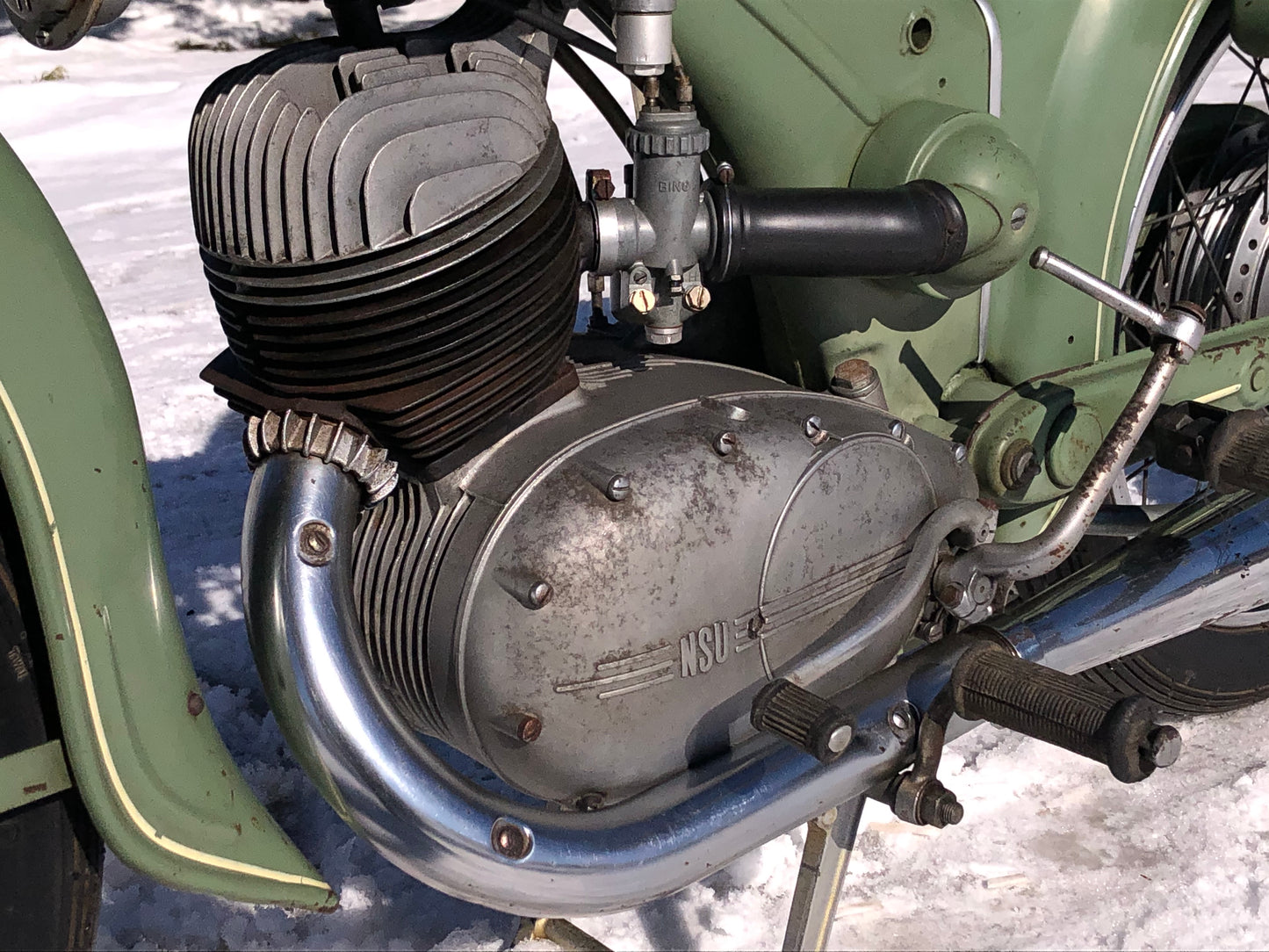 1958 NSU SUPER LUX MOTORCYCLE FOR SALE IN ORIGENAL CONDITION