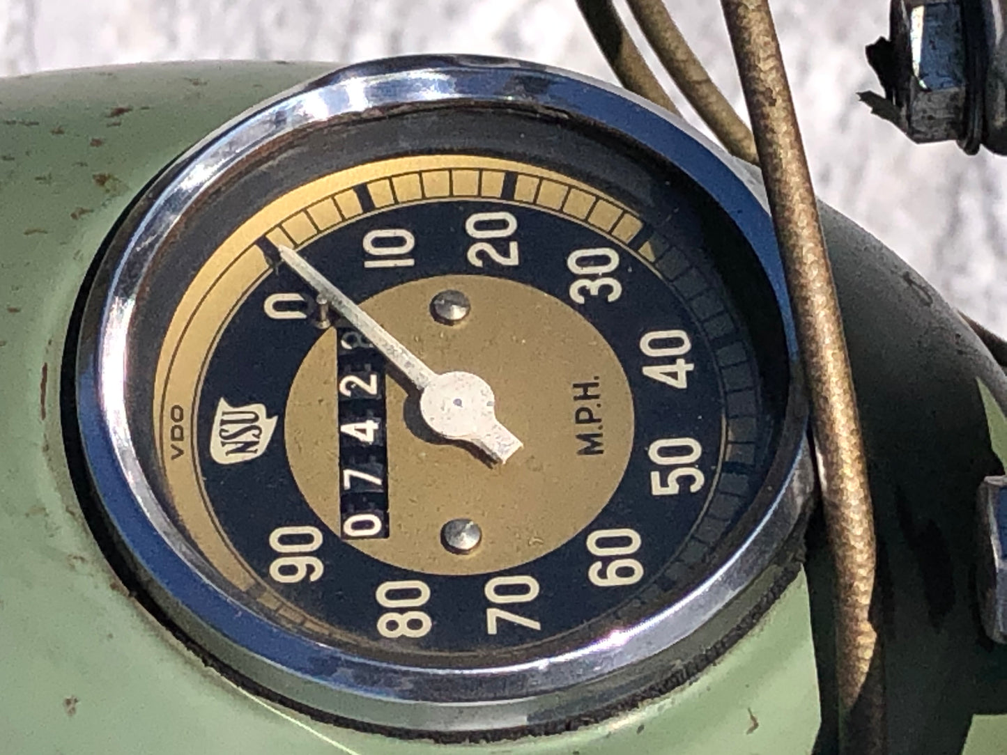 1958 NSU SUPER LUX MOTORCYCLE FOR SALE IN ORIGENAL CONDITION