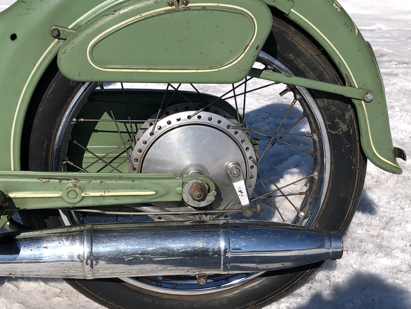 1958 NSU SUPER LUX MOTORCYCLE FOR SALE IN ORIGENAL CONDITION
