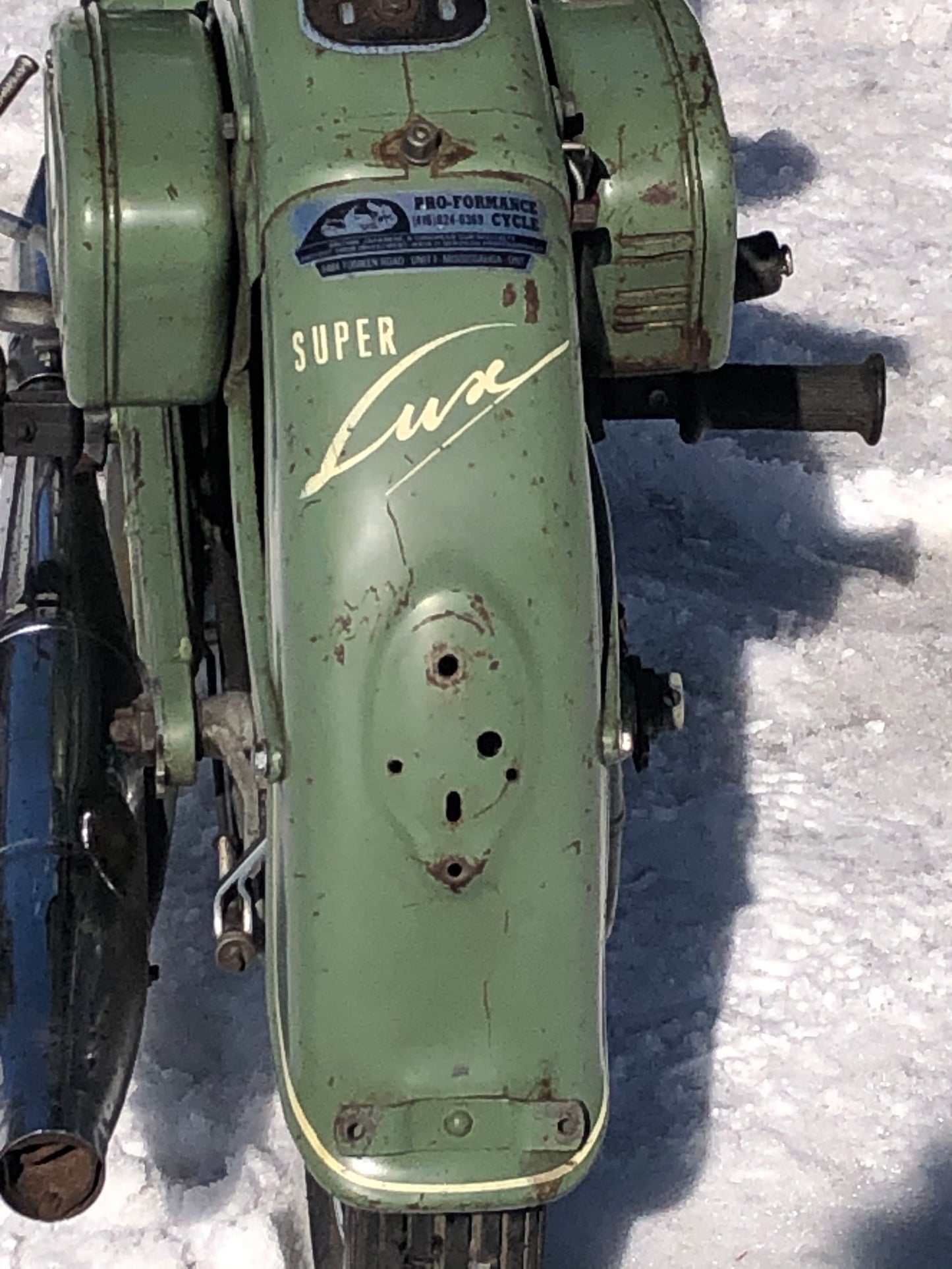 1958 NSU SUPER LUX MOTORCYCLE FOR SALE IN ORIGENAL CONDITION