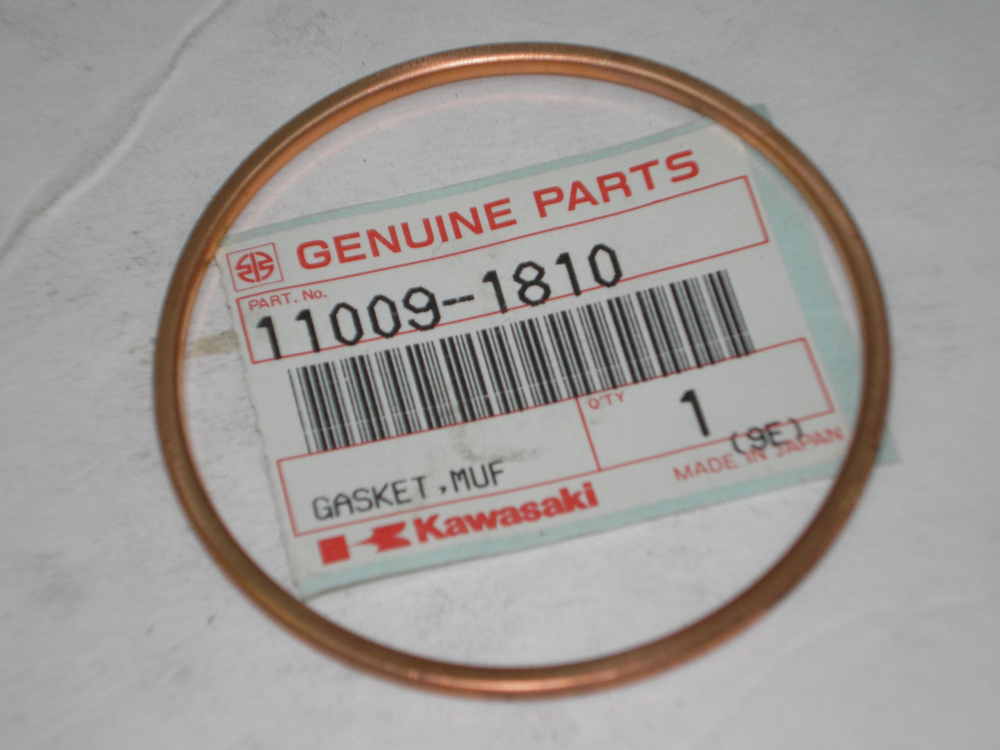 KAWASAKI ZX-7 ZX750-H1 Ninja Muffler Connector Gasket 11009-1810