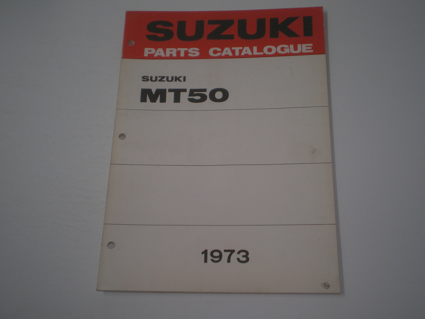 SUZUKI MT50 R J K 1973 Illustrated Parts Catalogue #1992