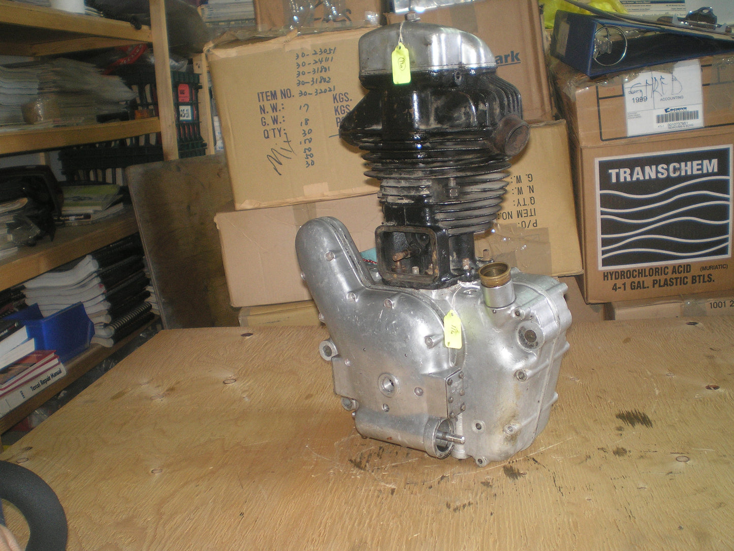 ROYAL ENFIELD SINGLE ENHGINE PARTS NO CRANKSHAFT & ROD
