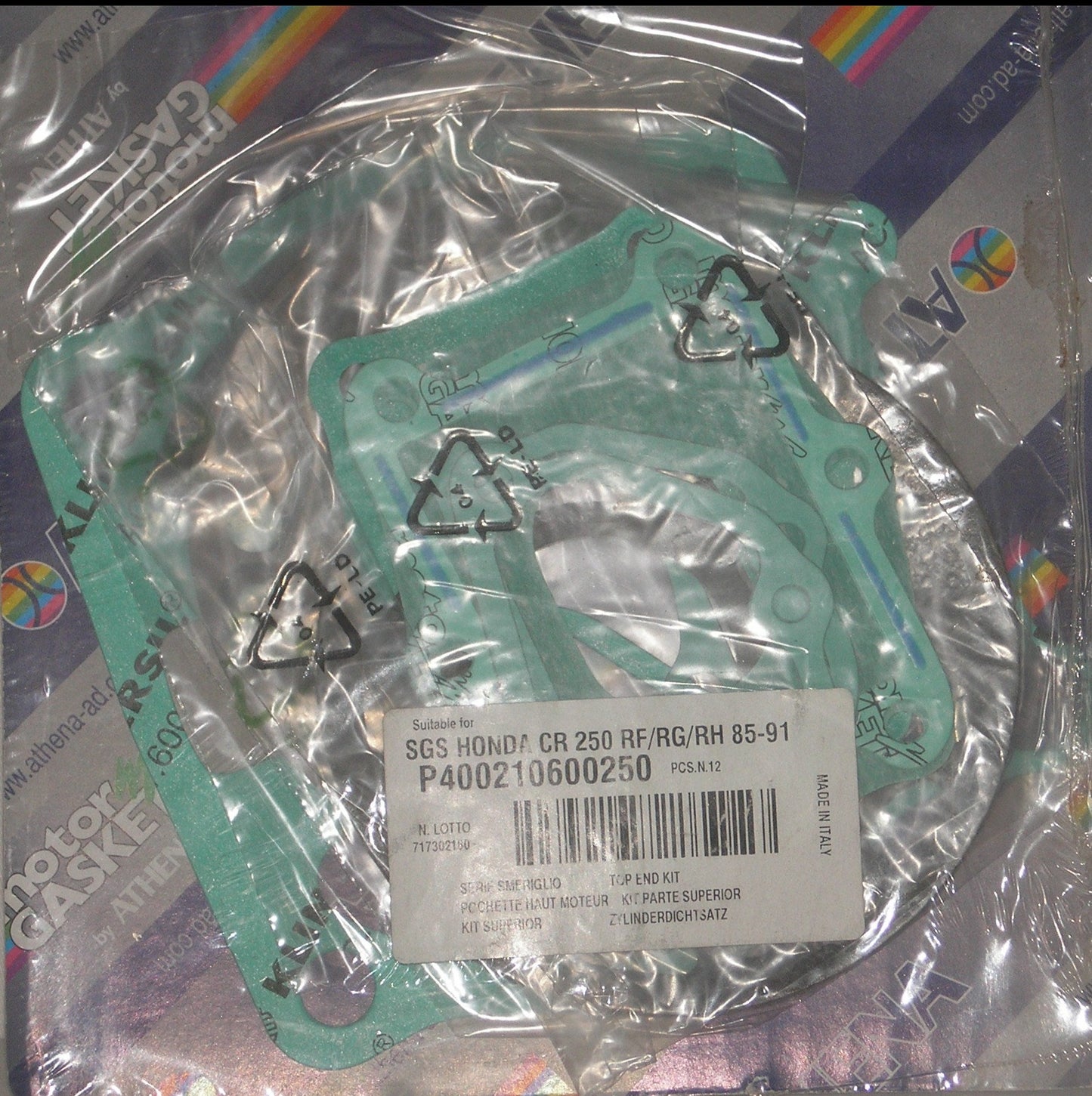HONDA CR250R F/G/H Top End Gasket Set Athena # P400210600250
