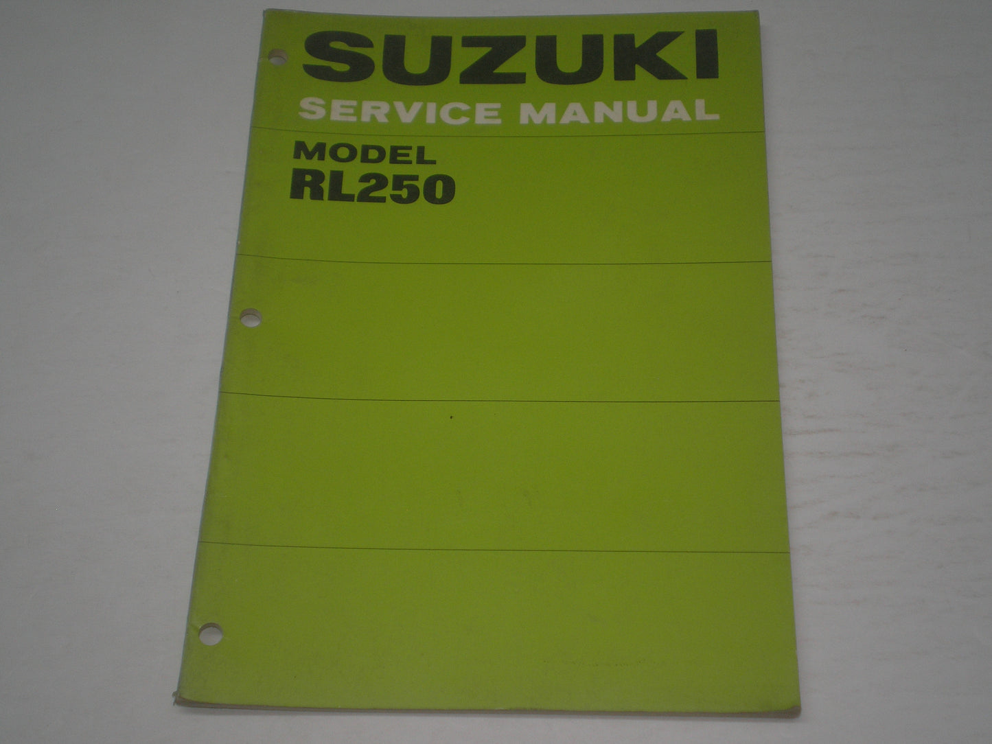 SUZUKI RL250 Exacta 1975 Service Manual #1528