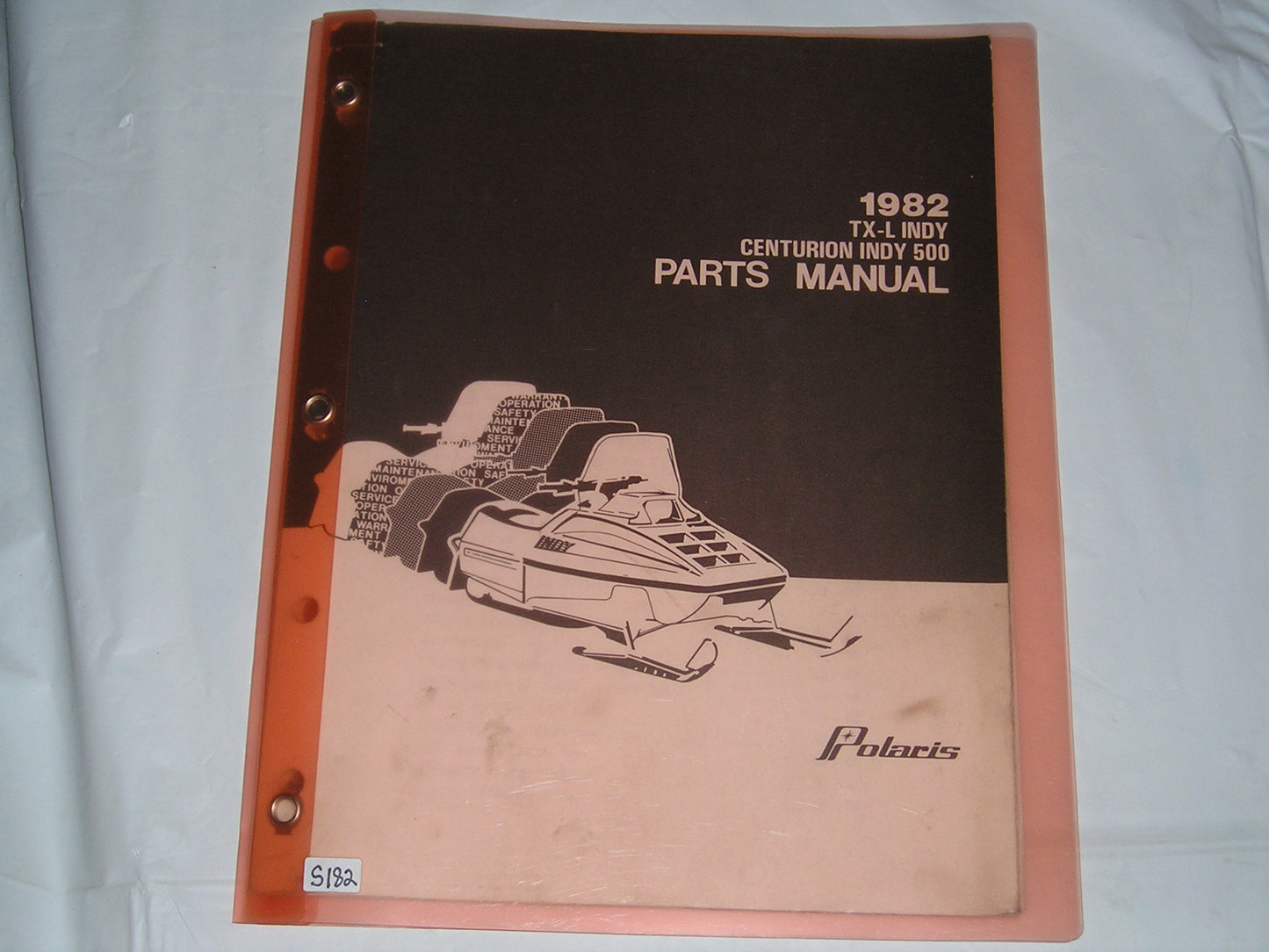 POLARIS TX-L Indy Centurion Indy 500 1982 Parts Catalogue 9910764 #S182