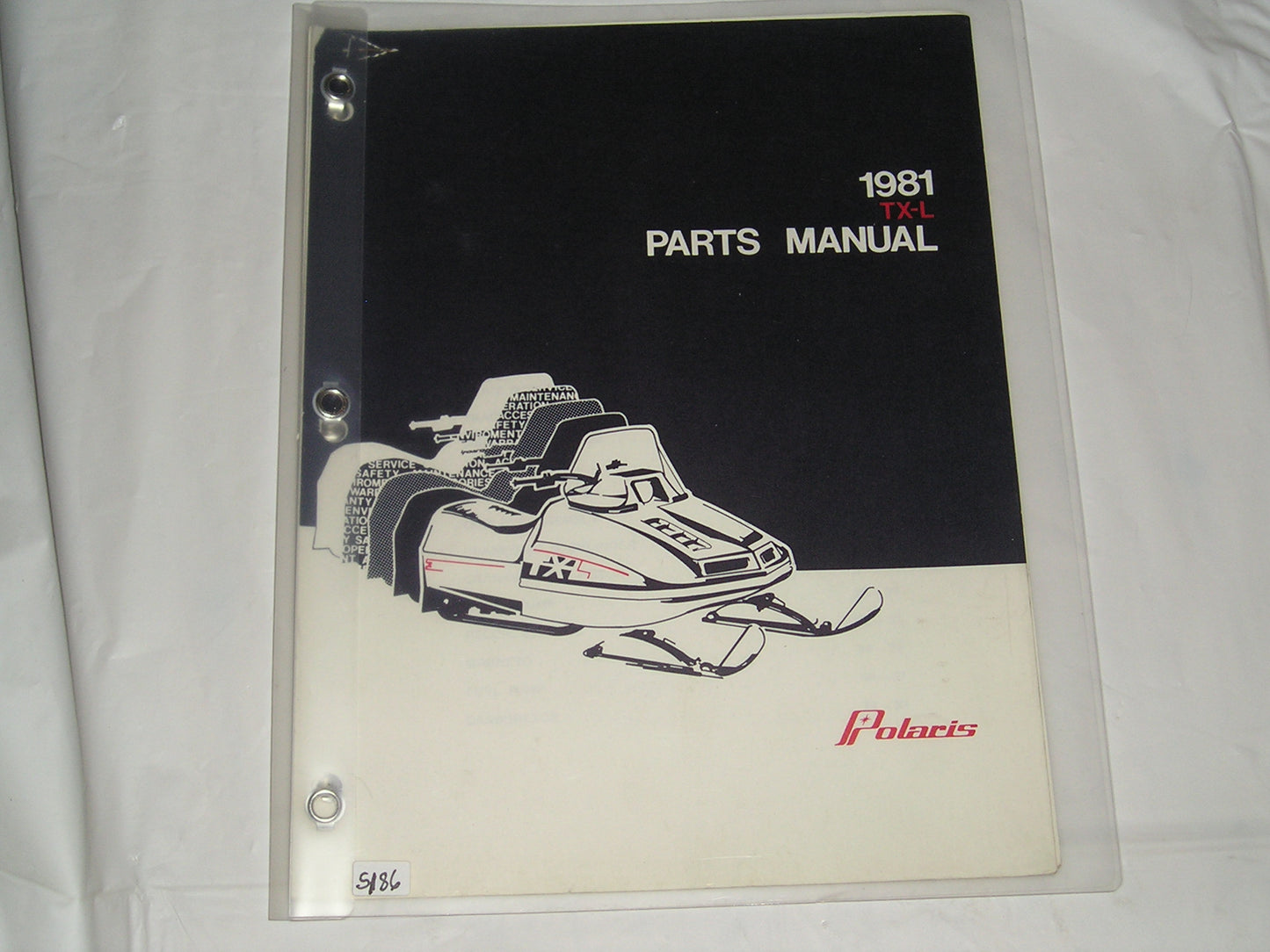 POLARIS TX-L 1981 Parts Catalogue 9910725 #S186