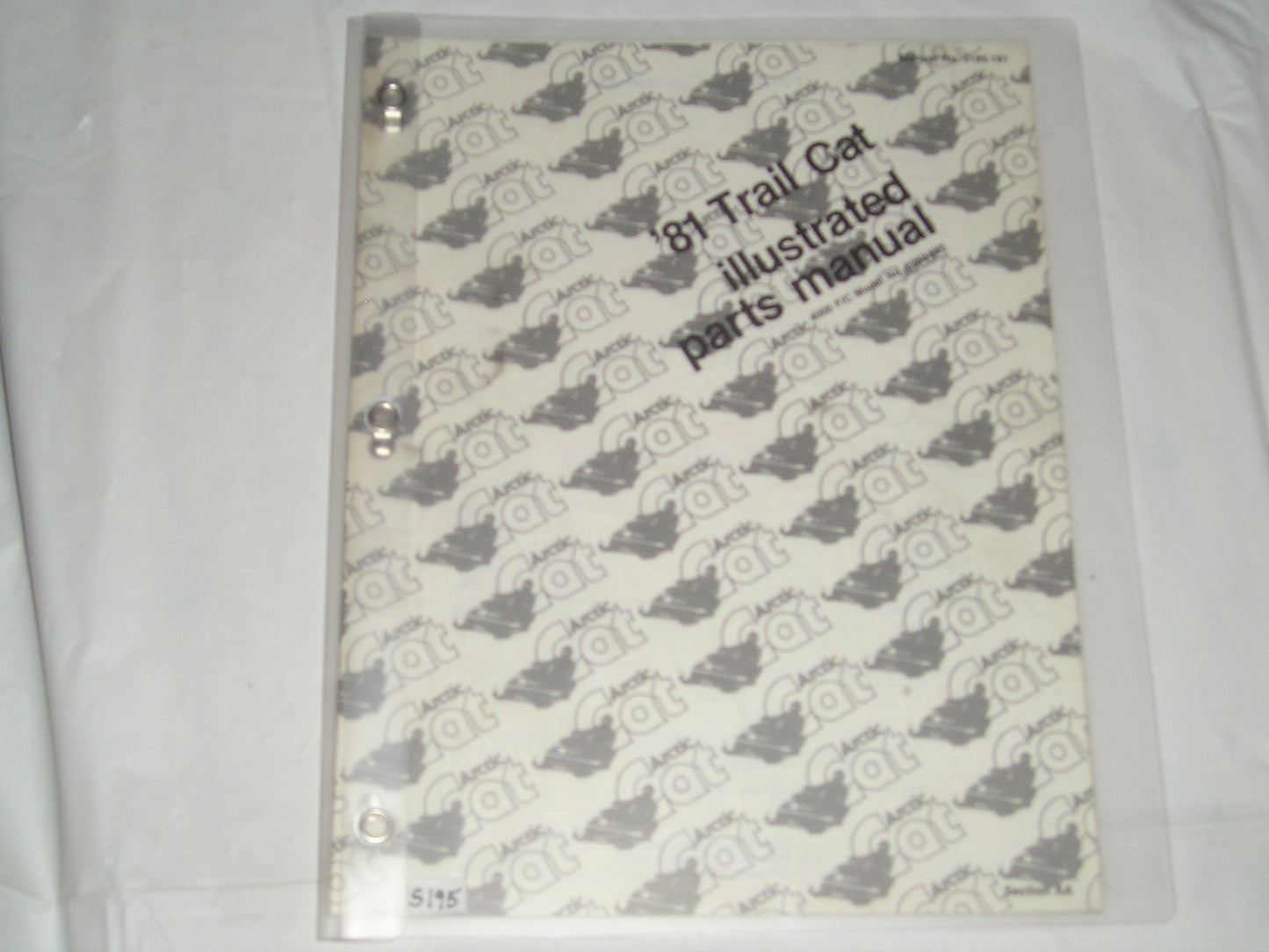 ARCTIC CAT Trail Cat 4000 F/C 1981 Parts Catalogue 0185-191 #S195