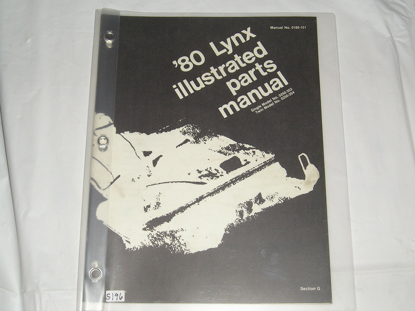 ARCTIC CAT Lynx Single & Twin Models Parts Catalogue 0185-151 #S196