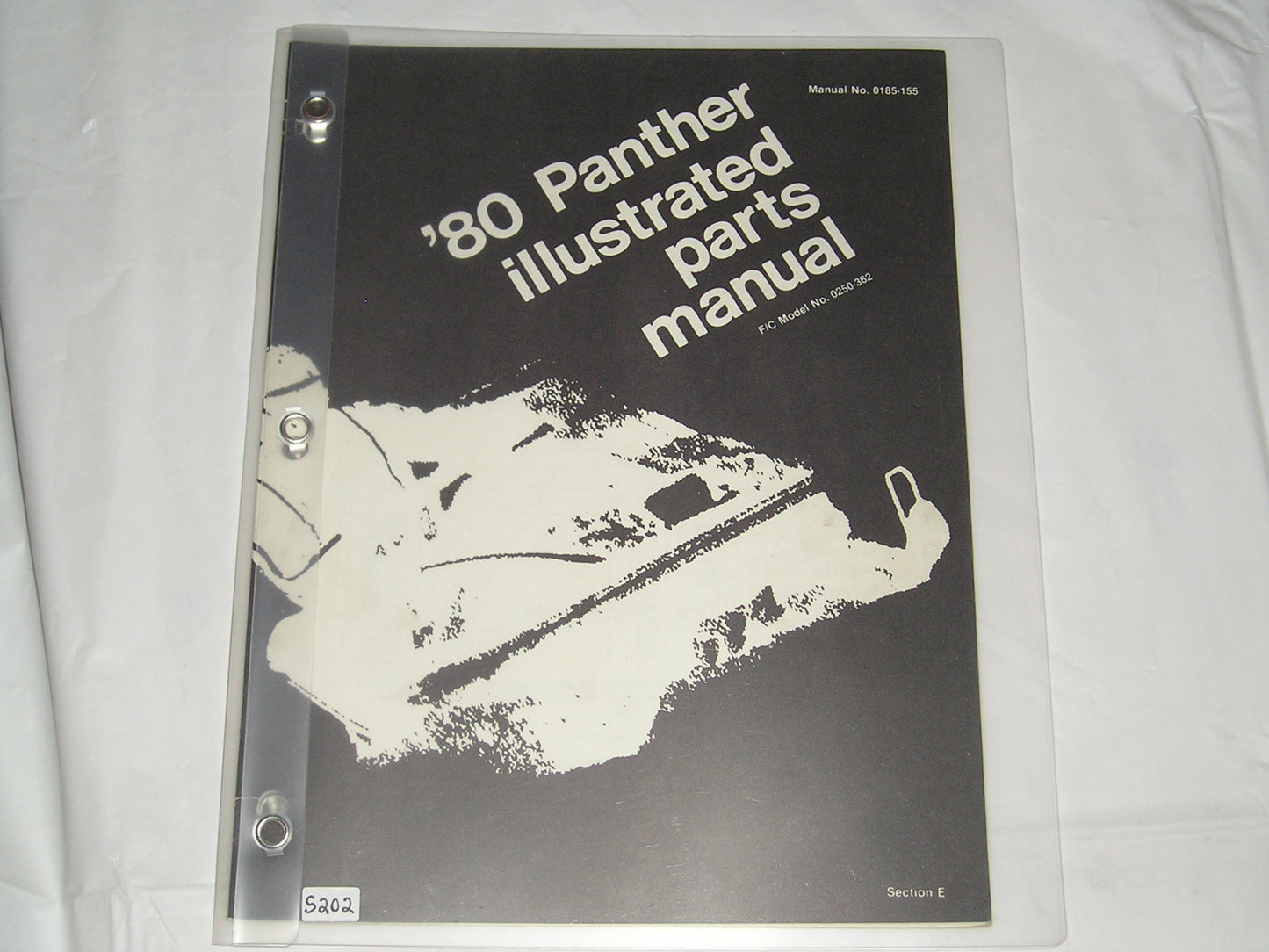 ARCTIC CAT Panther F/C Illustrated Parts Catalogue 0185-155 #S202