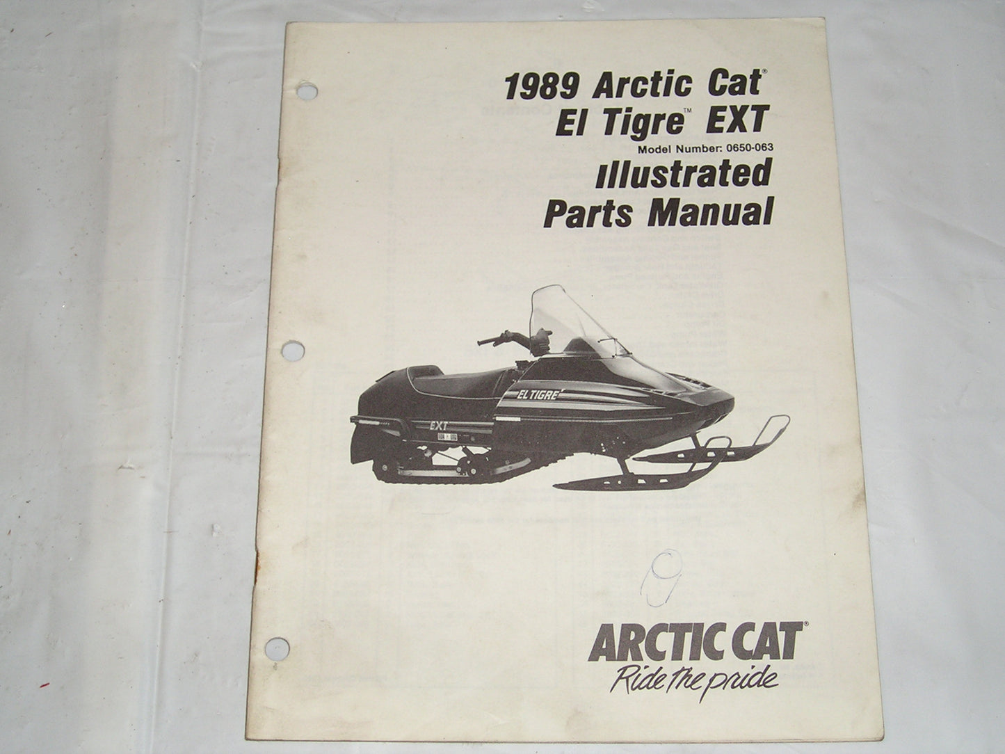 ARCTIC CAT El Tigre EXT Illustrated Parts Catalogue 2254-494 #S22