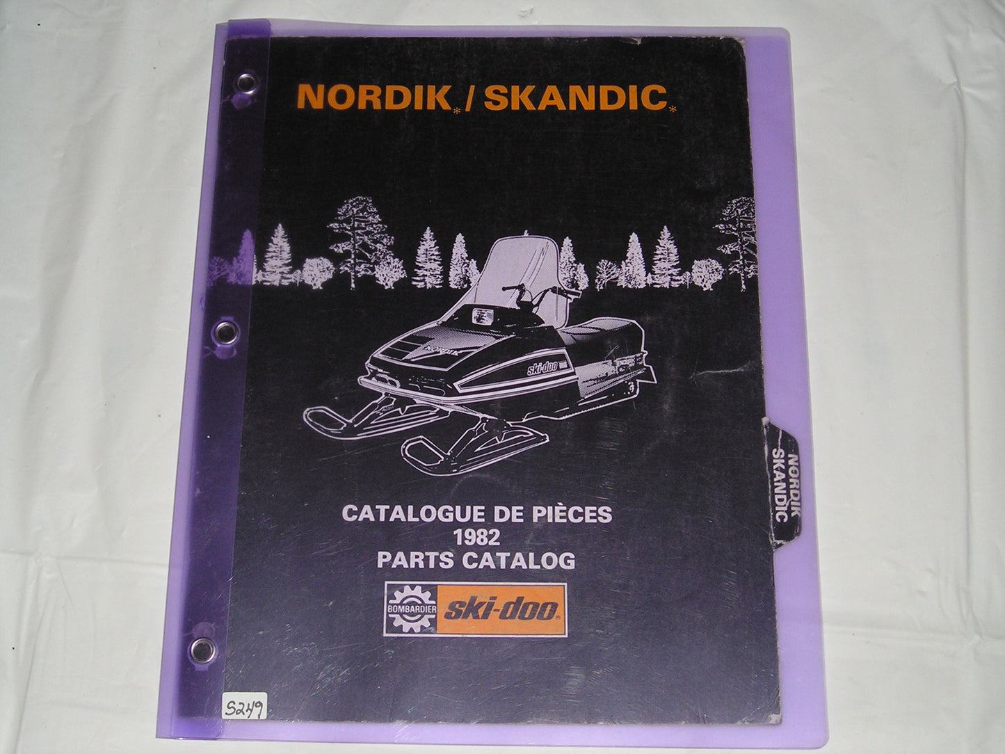 BOMBARDIER SKI-DOO Nordik Skandic 1982 Parts Catalogue 480 1156 00 #S211