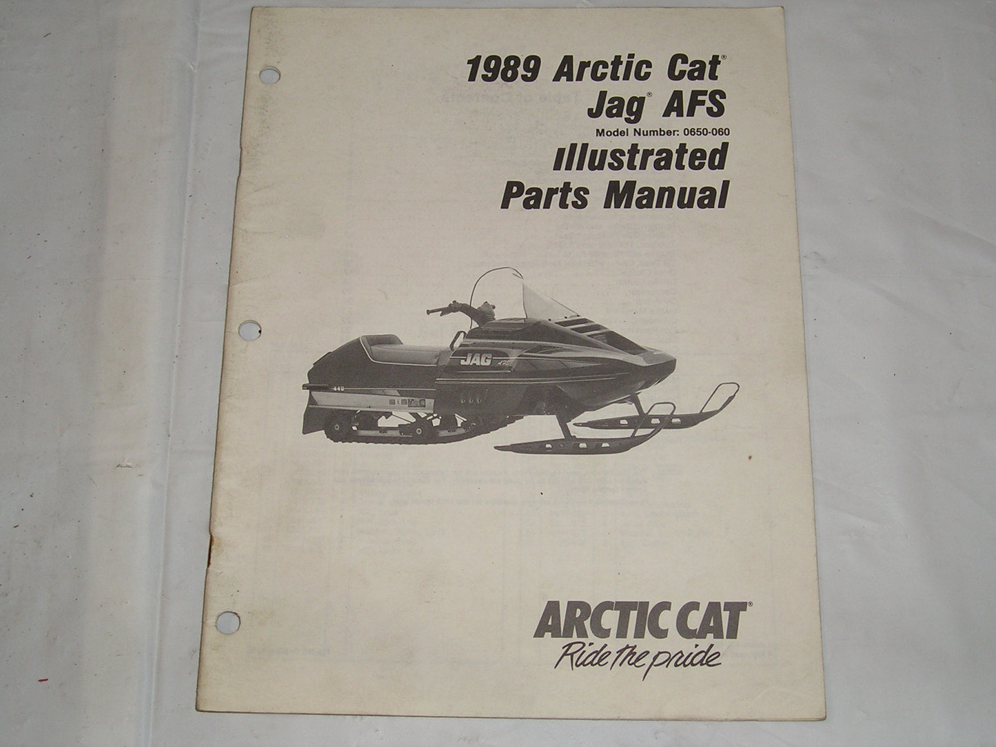 ARCTIC CAT Jag AFS Illustrated Parts Catalogue 2254-491 #S29