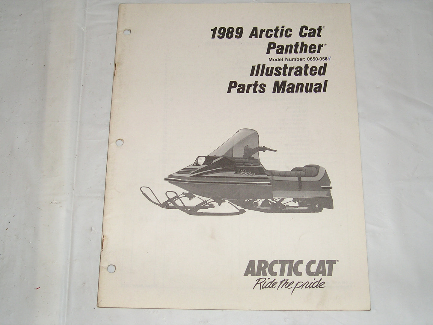 ARCTIC CAT Panther Illustrated Parts Catalogue 2254-488 #S31