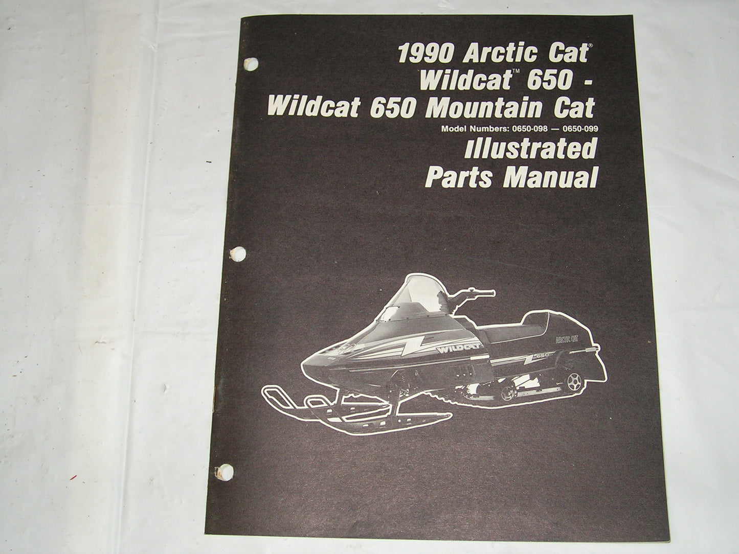 ARCTIC CAT Wildcat 650 & Wildcat 650 Mountain Cat 1990 Parts Catalogue 2254-569 #S35