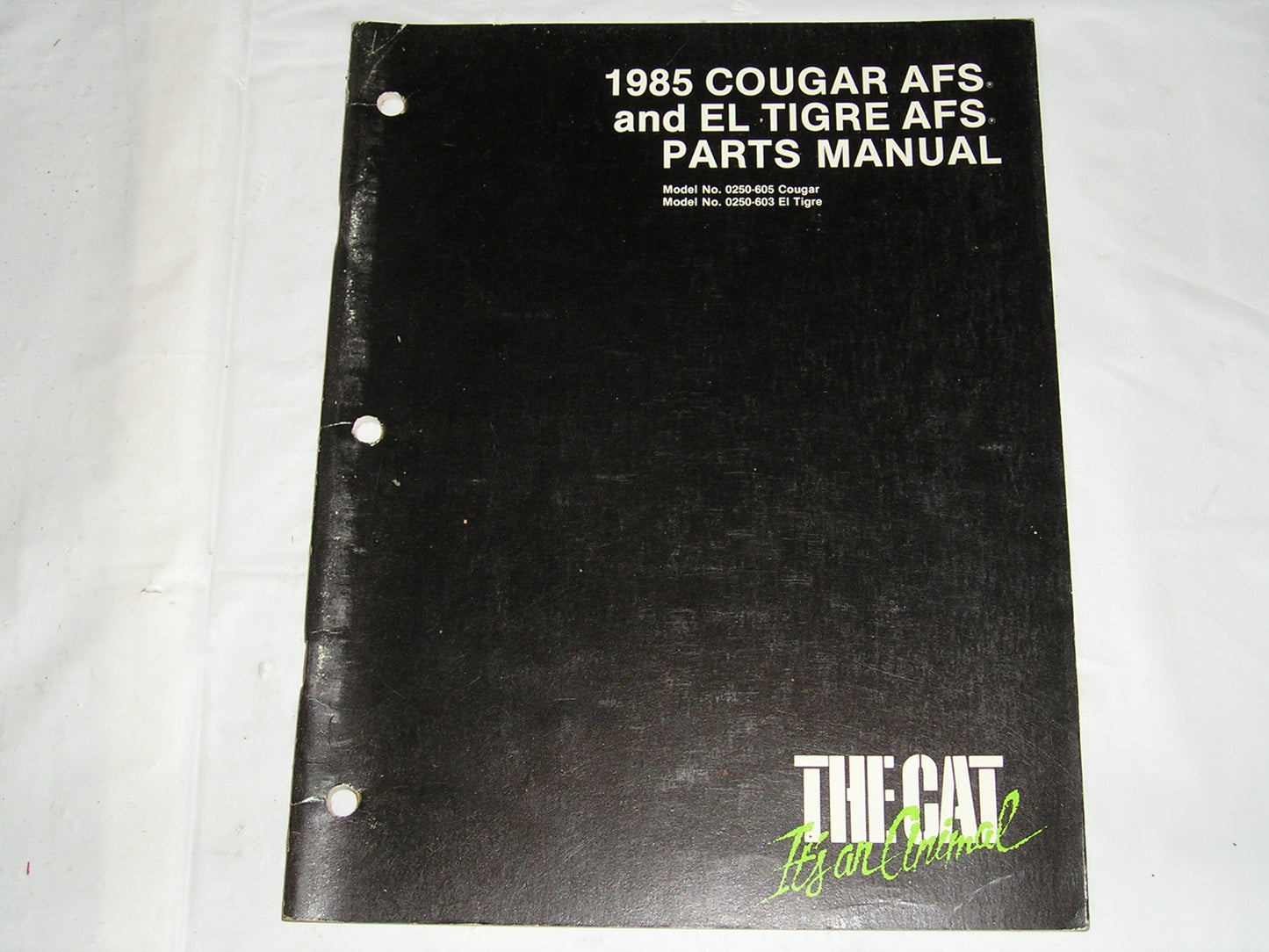 ARCTIC CAT Cougar AFS & El Tigre AFS Parts Catalogue 2254-313 #S4
