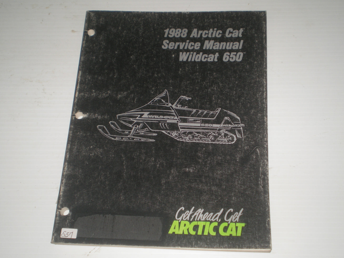 ARCTIC CAT Wildcat 650 1988 Service Manual 2254-454 #S57