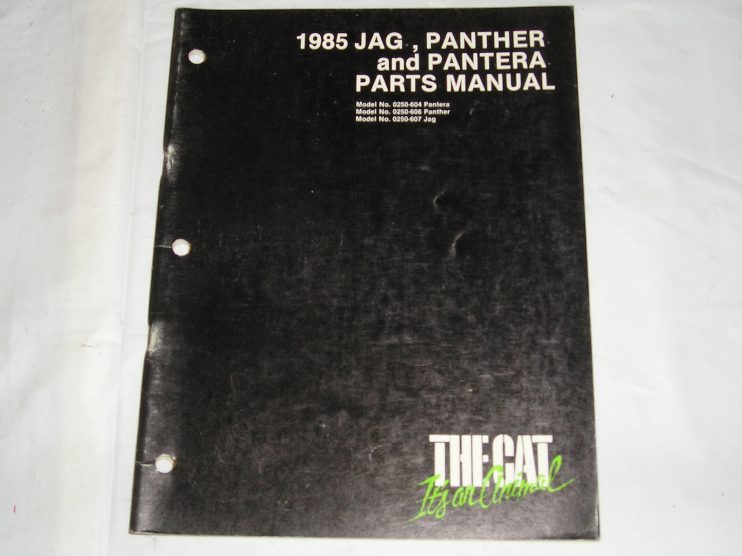 ARCTIC CAT Jag / Panther / Pantera Parts Catalogue 2254-314 #S5