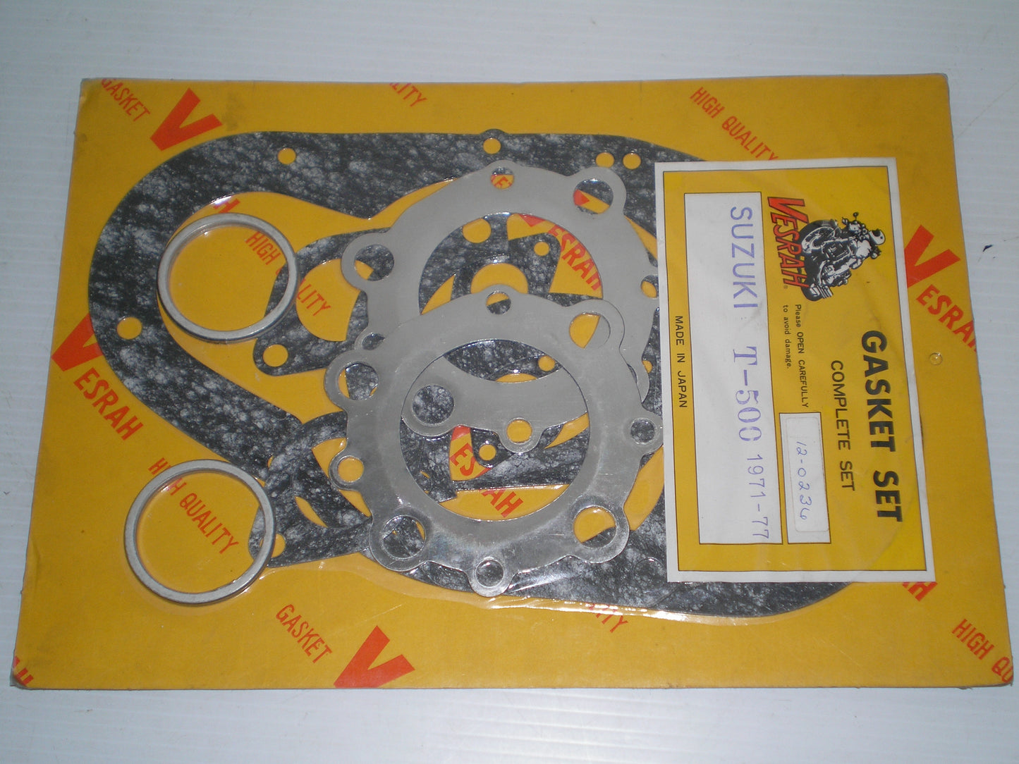 SUZUKI T500 GT500 1971-1977 Complete Engine Gasket Set #101