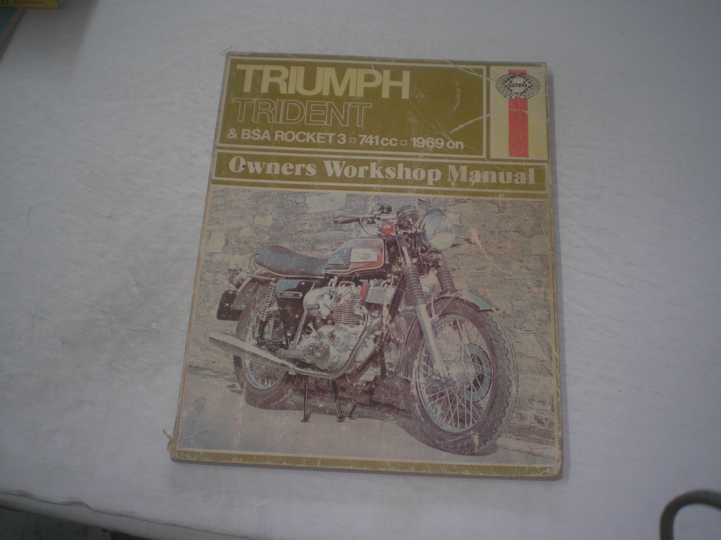TRIUMPH T150 T160 Trident & BSA A75 Rocket 3 1969 on Haynes Workshop / Service Manual 136 #E135