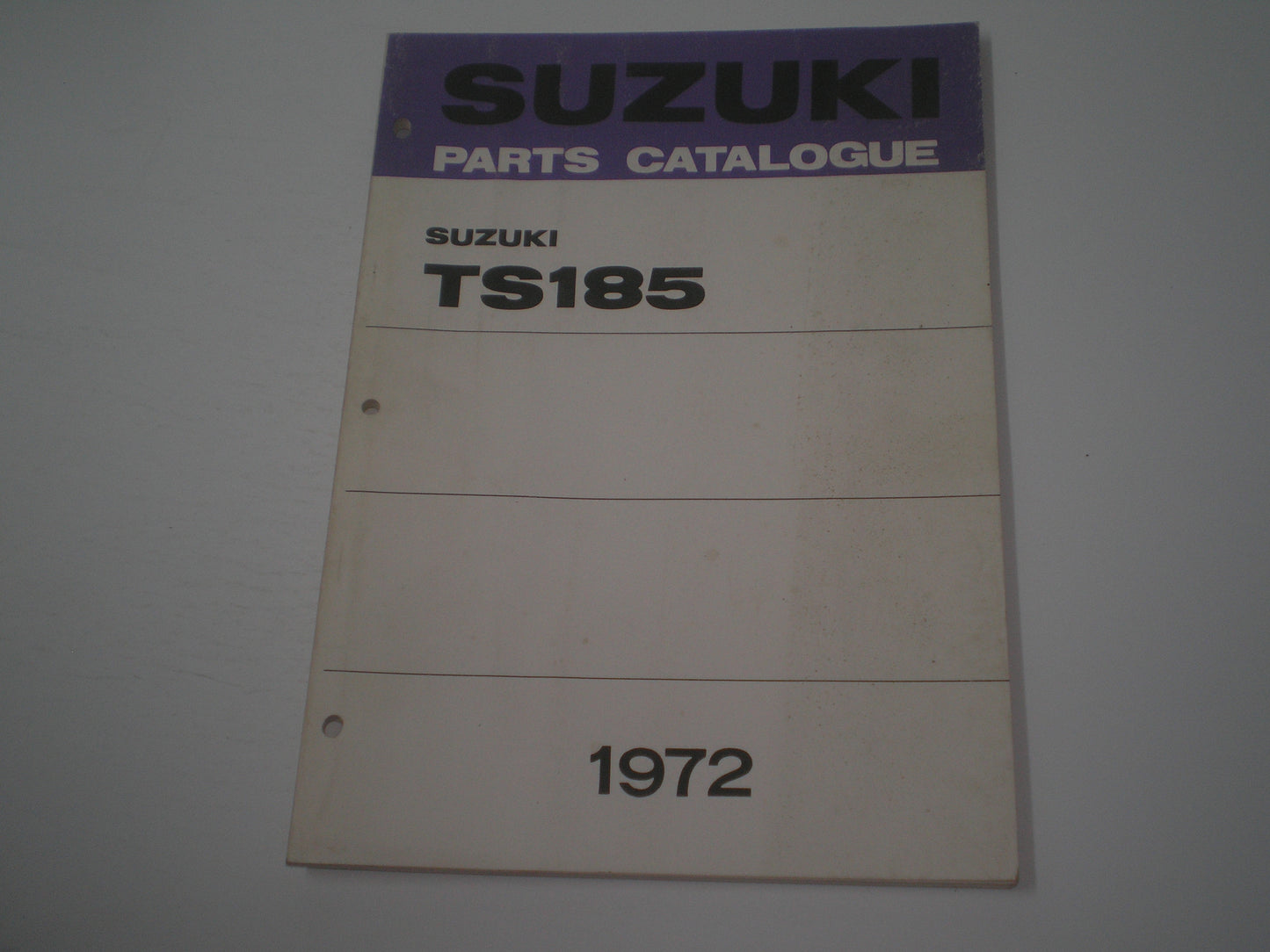 SUZUKI TS185 R J 1972 Illustrated Parts Catalogue #1982