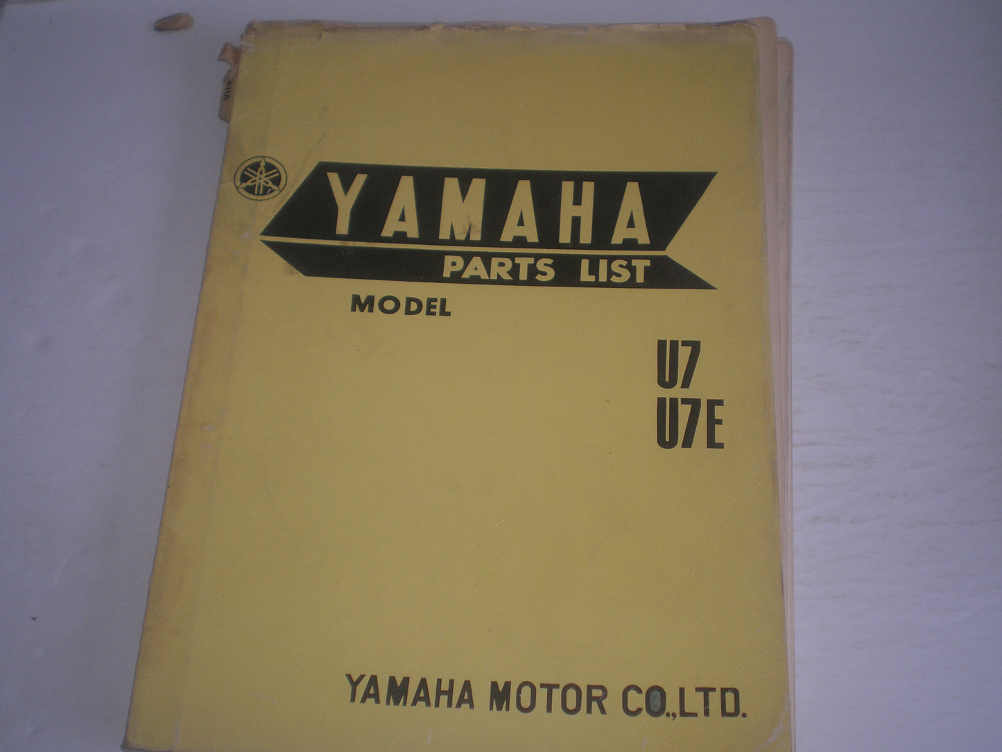 YAMAHA U7 U7E 1968 Parts List / Catalogue #1287