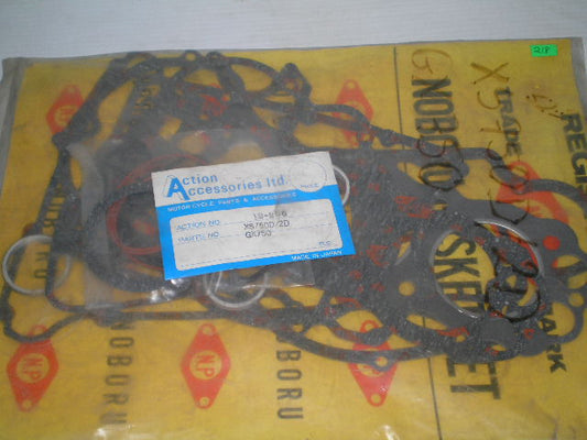 YAMAHA XS750 D / 2D Complete Engine Gasket Set #218