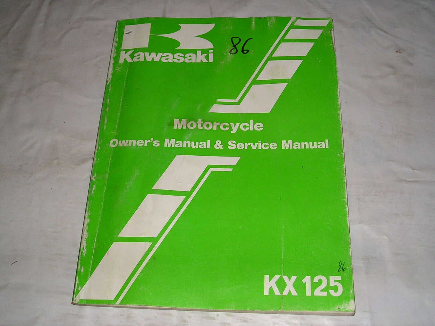 KAWASAKI KX125 E1 1986 Owner's & Service Manual 99920-1324-01 #5