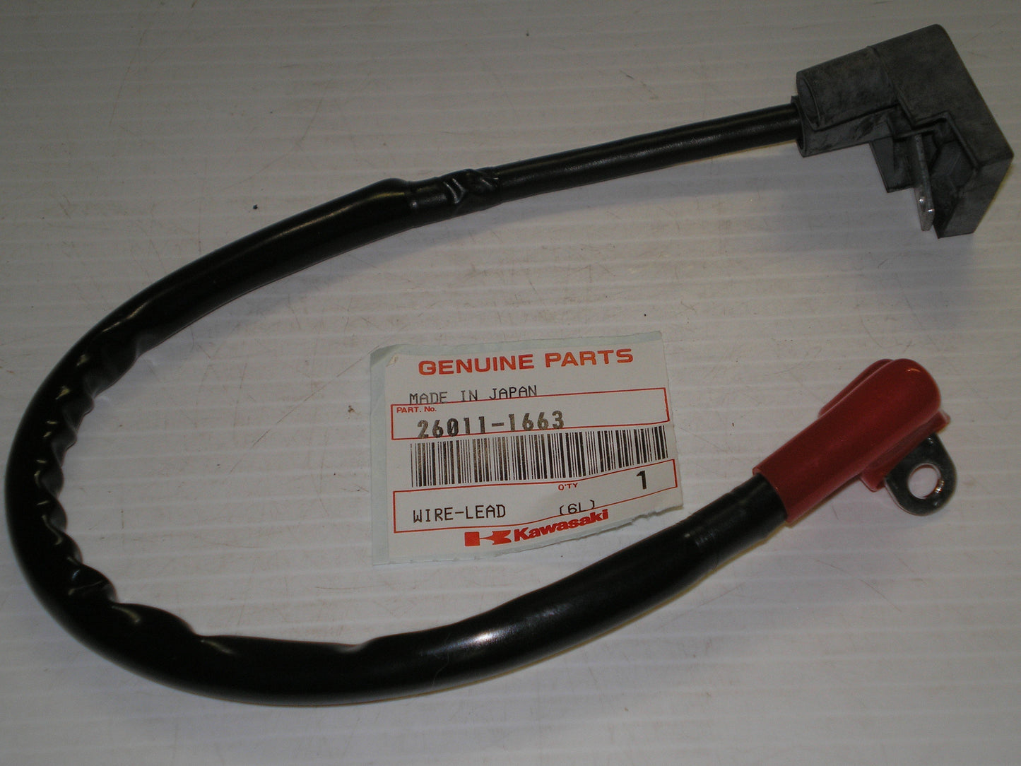 KAWASAKI VN1500 Positive Battery Lead Wire 26011-1663 / 2601 1-1640