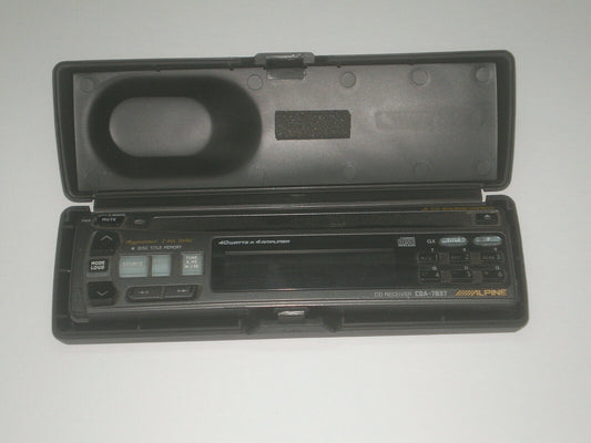 ALPINE CDA-7837 CD PLAYER & RADIO CONTROL PANEL FACE #15