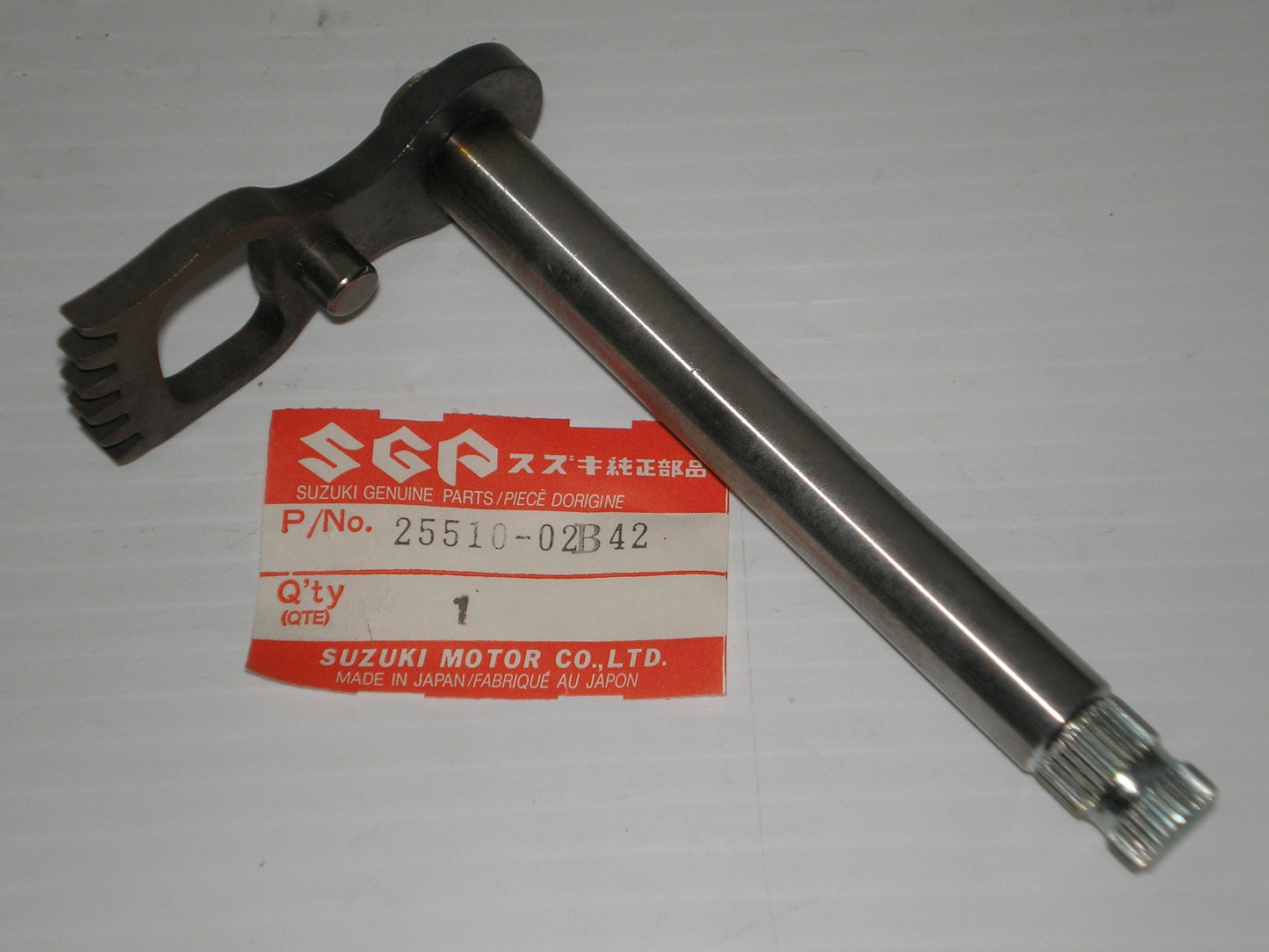 SUZUKI RM80 RM85 RM250 RMX250 Gear Shift Shaft 25510-02B42 / 25510-28C30
