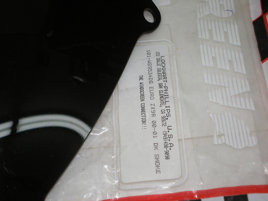 KAWASAKI ZX9 R 2000-2001 Dark Smoke Lockhart Phillips Speed Screen Windscreen 101-WS9534DS