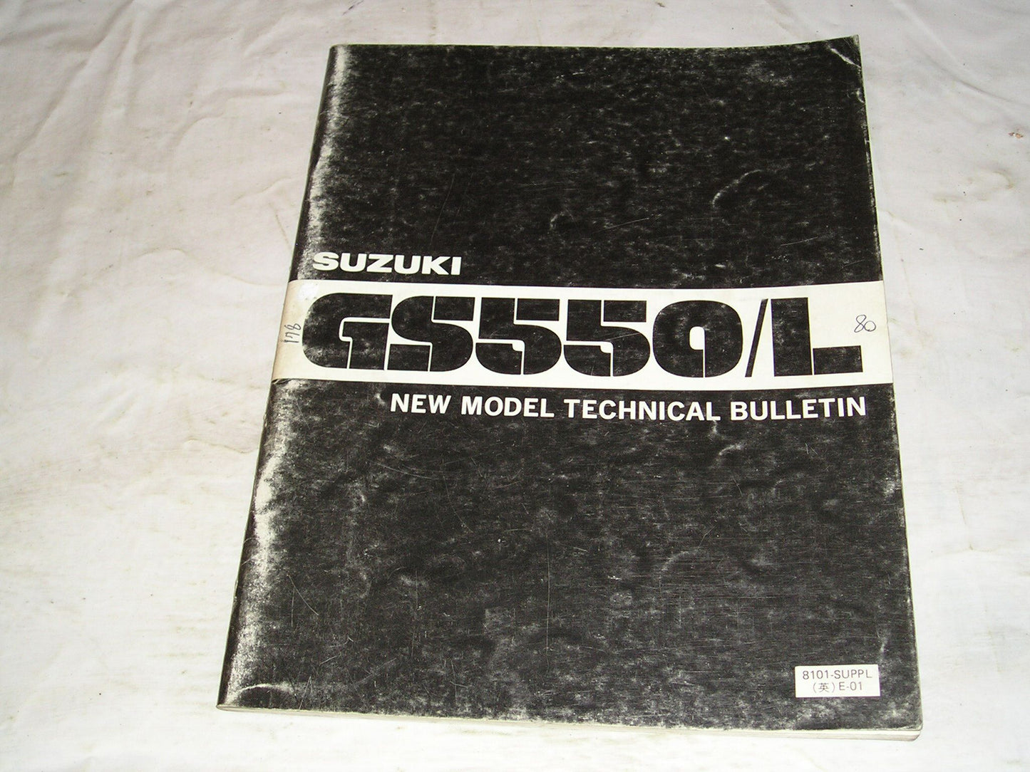 SUZUKI GS550 L 1980 New Model Technical Bulletin 8101-SUPPL E-01 #178