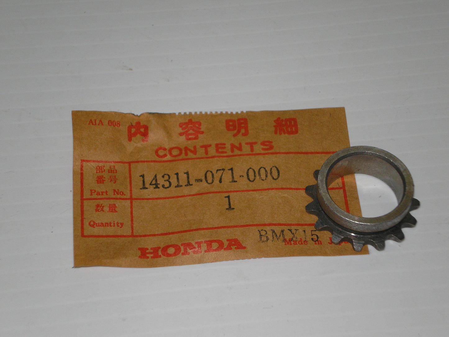 HONDA ATC90 ATC110 ATC125 CT110 CD90 TRX125 Timing Chain Sprocket 14311-071-000