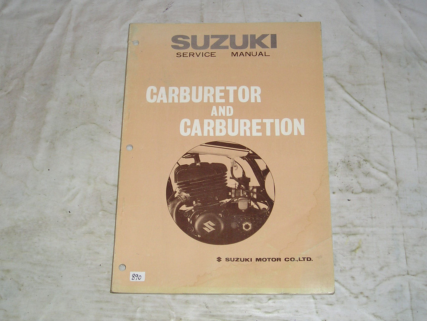 SUZUKI Carburetor and Carburetion Service Manual #890