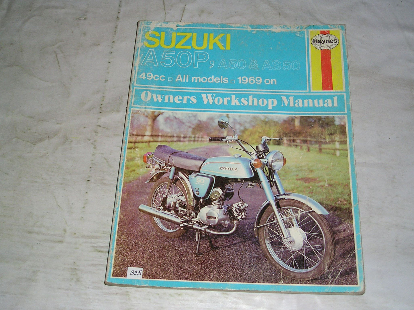 SUZUKI A50 A50P AS50 1969 on Haynes Owners Workshop Manual 328 #335