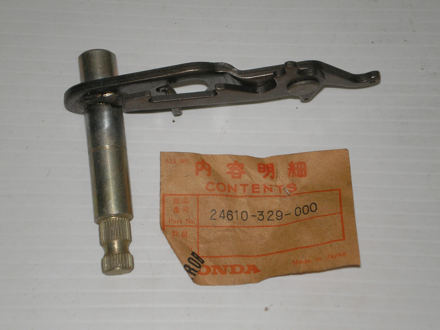 HONDA XL250 XL350 TL250 Gear Shift Spindle 24610-329-000