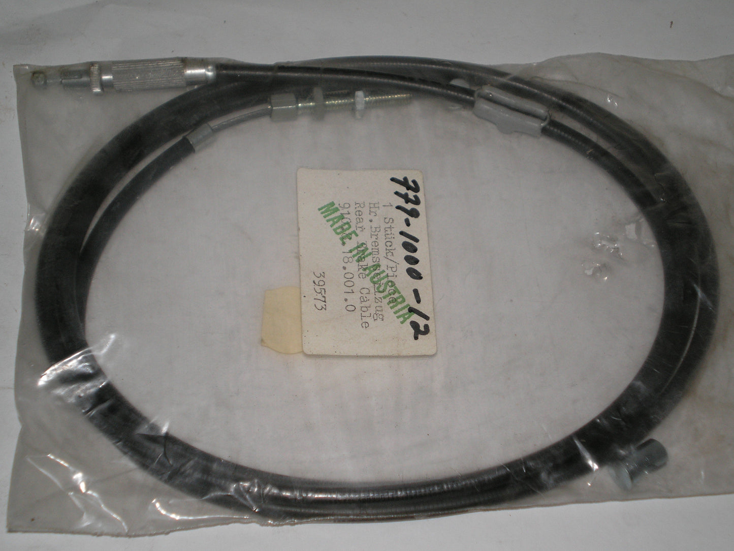 PUCH Magnum Maxi Sears Moped RearBrake Cable 779-1000-12 / 910.8.18.001.0 #186