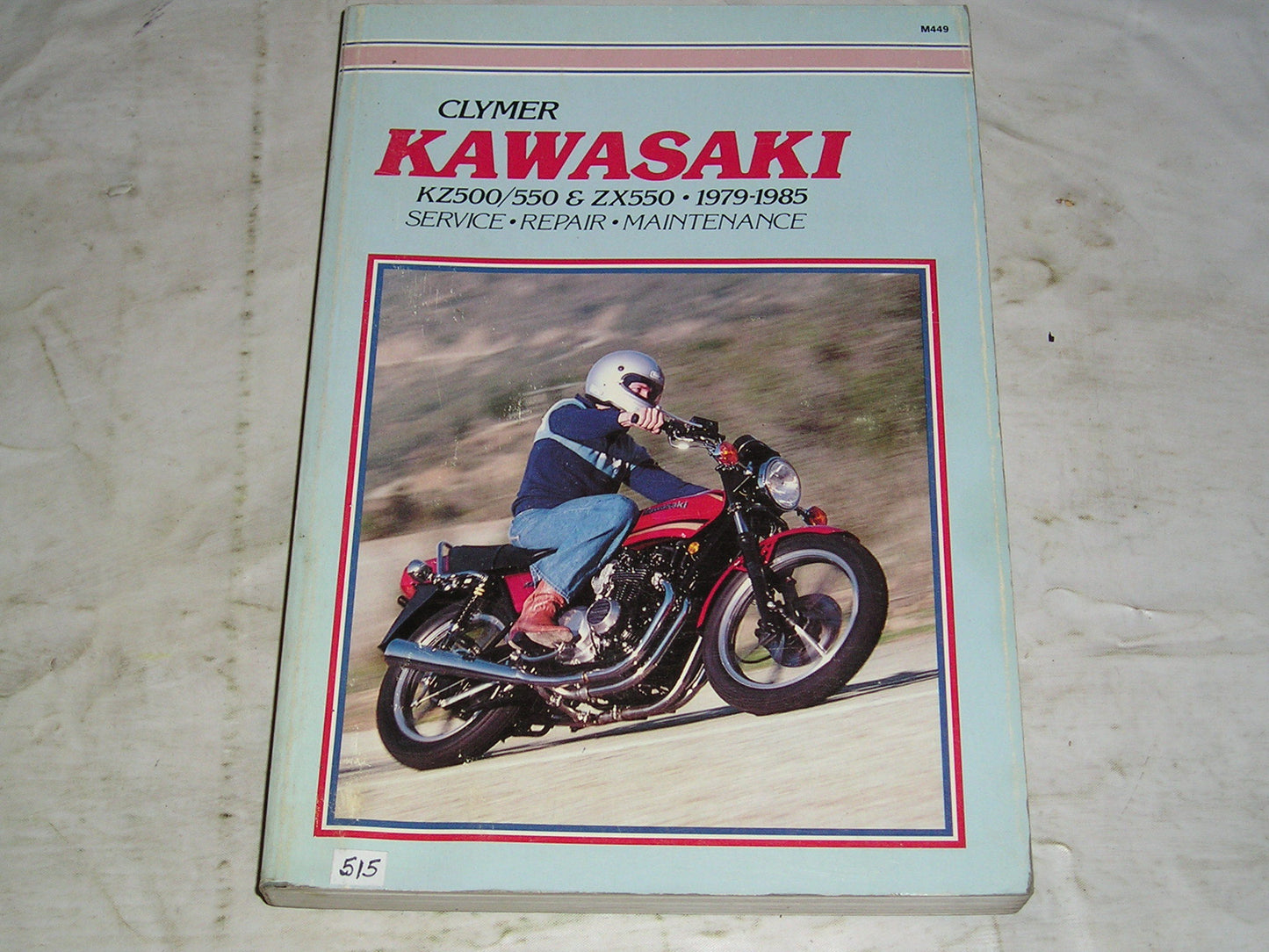 KAWASAKI KZ500 KZ550 ZX550 1979-1985 Clymer Service Manual M449 #515