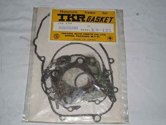 KAWASAKI KS125 1974 - 1975 Complete Engine Gasket Set #143
